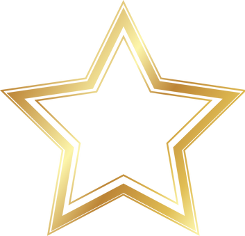 Gold Star Illustration